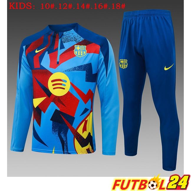 Chandal Equipos De Futbol FC Barcelona Ninos Azul Rojo 2025/2026