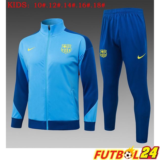 Chandal Equipos De Futbol - Chaqueta FC Barcelona Ninos Azul 2025/2026
