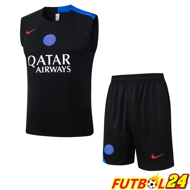 Chalecos De Futbol Paris PSG + Cortos Negro 2025/2026