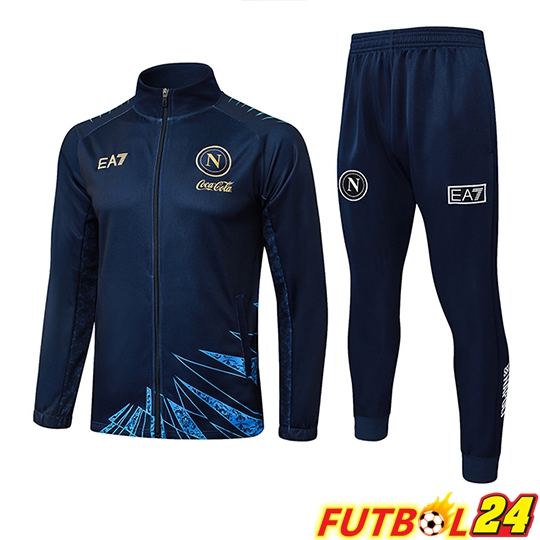 Chandal Equipos De Futbol Chaqueta SSC Napoli Azul Real 2025/2026