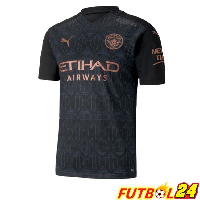 Camisetas De Futbol Manchester City Retro Segunda Negro 2020-2021