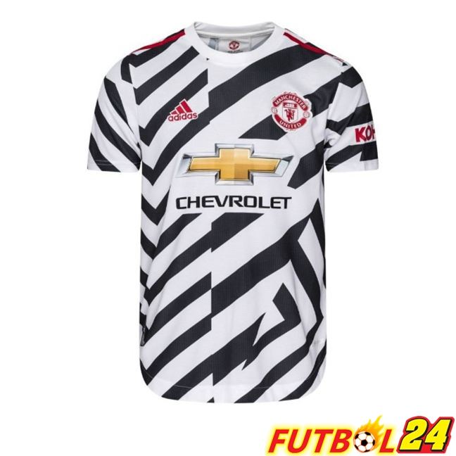 Camisetas De Futbol Manchester United Retro Tercera Blanco Negro 2020-2021