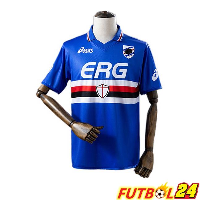 Camisetas De Futbol UC Sampdoria Retro Primera Azul 2003-2004