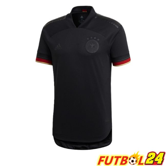 Camisetas De Futbol Alemania Retro Segunda Negro 2020