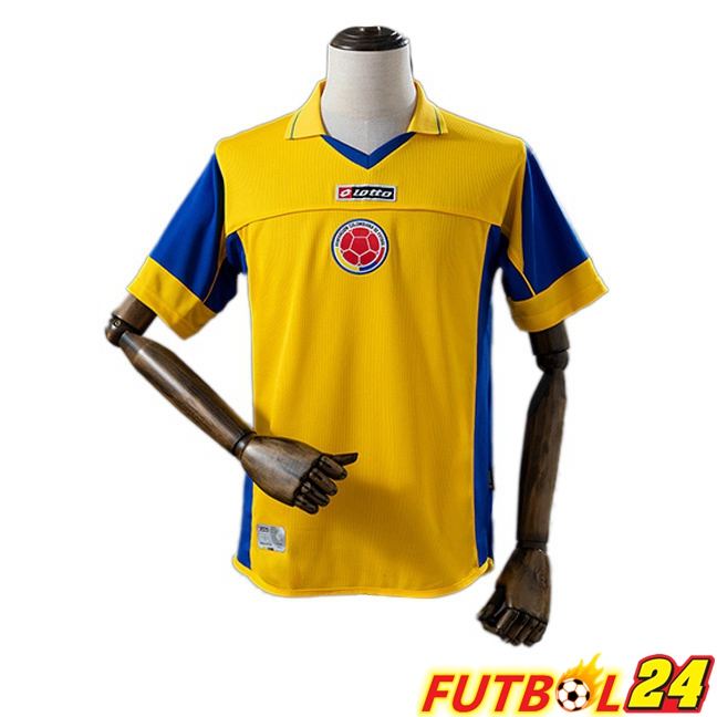 Camisetas De Futbol Colombia Retro Primera Amarillo 2003