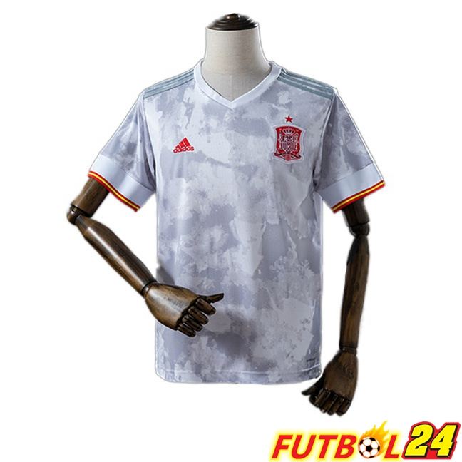 Camisetas De Futbol España Retro Segunda Blanco 2020