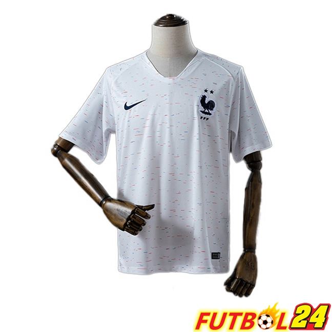 Camisetas De Futbol Francia Retro Segunda Blanco 2018
