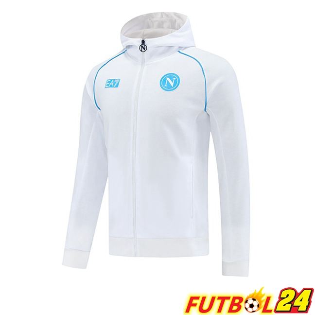 Sudadera Con Capucha SSC Napoli Blanco 2025/2026