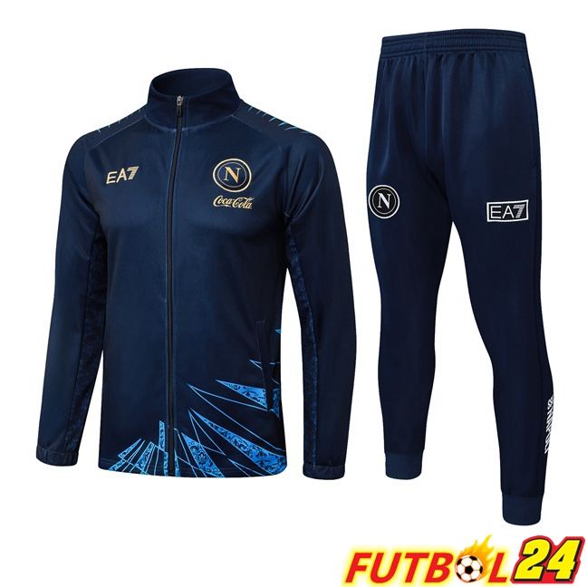 Chandal Equipos De Futbol - Chaqueta SSC Napoli Azul Real 2025/2026