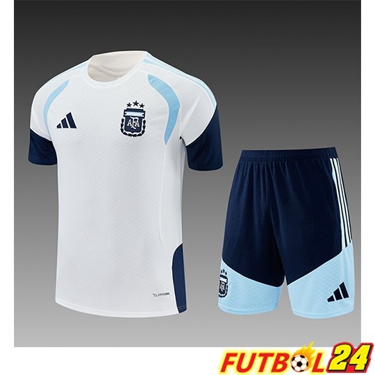Training T-Shirt Argentina Ninos Blanco/Azul 2025/2026