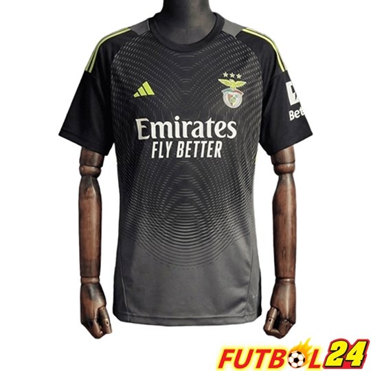 Camisetas De Futbol Benfica Portero Negro 2025/2026