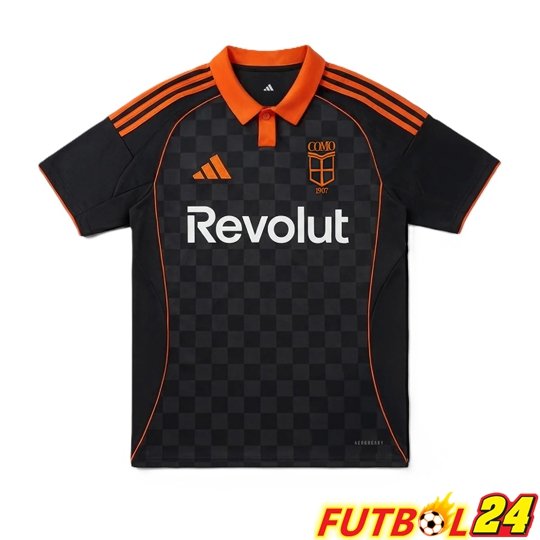Camisetas De Futbol Como 1907 Tercera Negro 2025/2026
