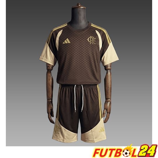 Training T-Shirt Flamengo Ninos Brun/Beige 2025/2026