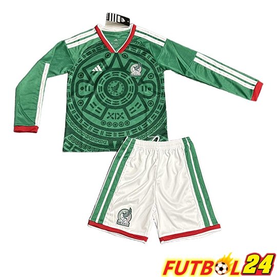 Camisetas De Futbol México Ninos Primera Manga Larga 2026/2027