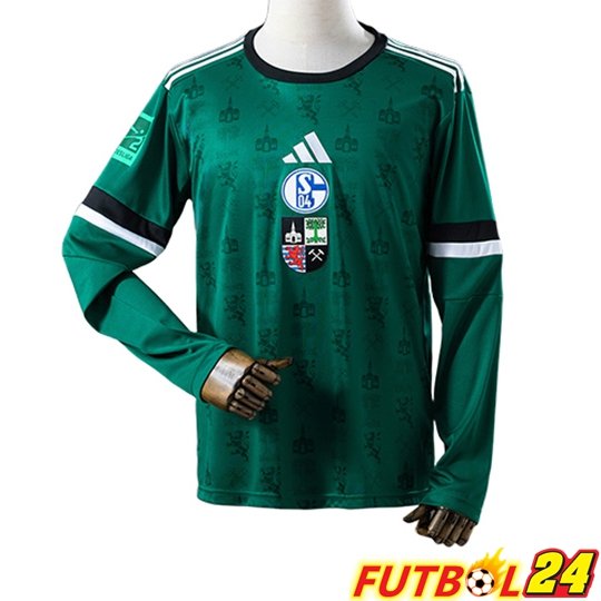 Camisetas De Futbol Schalke 04 Manga Larga Edición Especial Verde 2025/2026