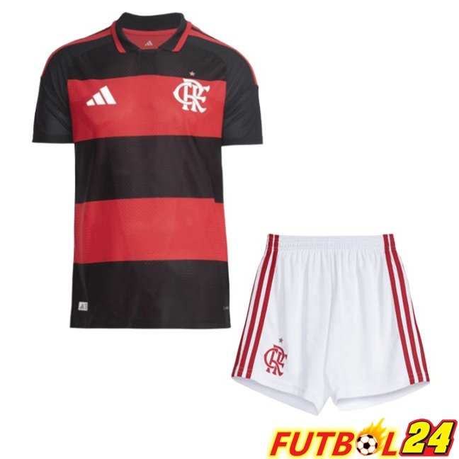 Camisetas De Futbol Flamengo Ninos Primera Rojo Negro 2026/2027