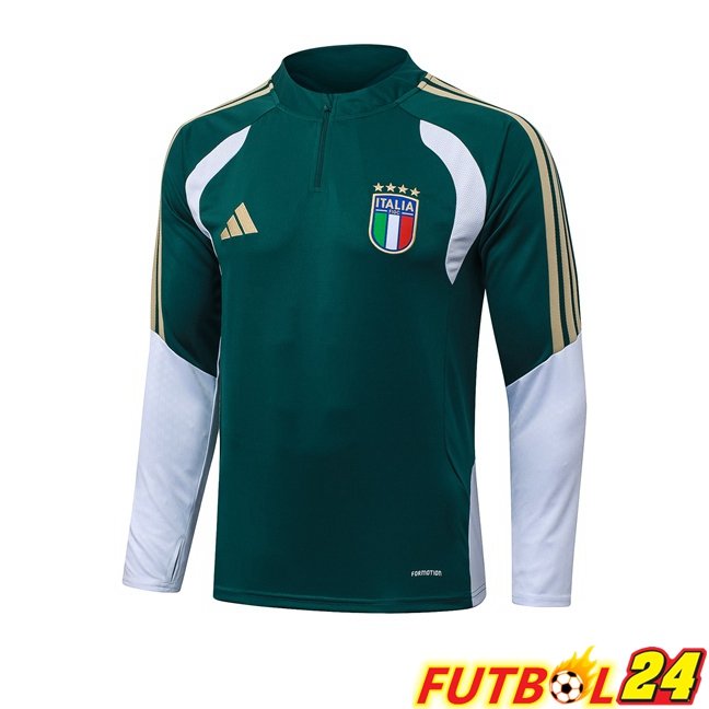 Sudadera De Entrenamiento Italia Verde 2026/2027