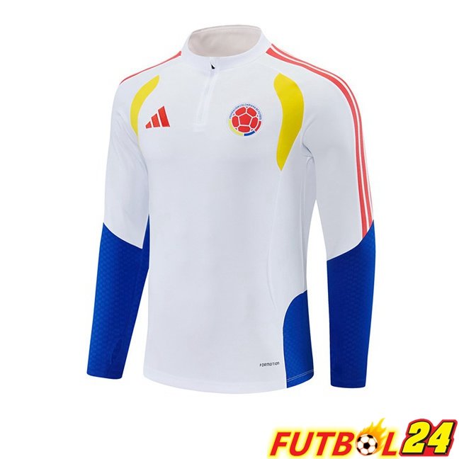 Sudadera De Entrenamiento Colombia Blanco 2026/2027