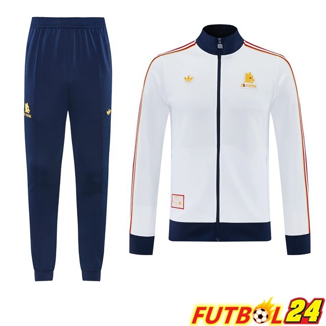 Chandal Equipos De Futbol - Chaqueta AS Roma Blanco 2026/2027