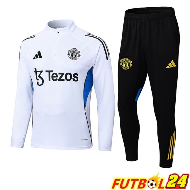 Chandal Equipos De Futbol Manchester United Blanco 2026/2027