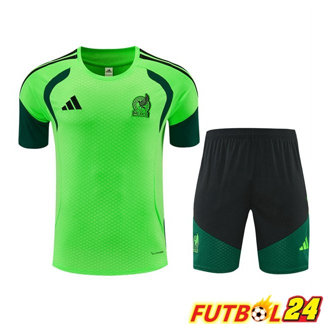 Camiseta Entrenamiento México + Cortos Verde 2026/2027