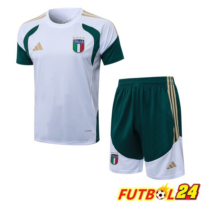 Camiseta Entrenamiento Italia + Cortos Blanco 2026/2027