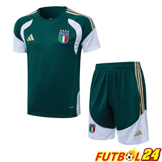 Camiseta Entrenamiento Italia + Cortos Verde 2026/2027