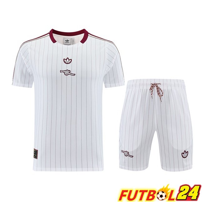 Camiseta Entrenamiento Arsenal + Cortos Blanco 2026/2027