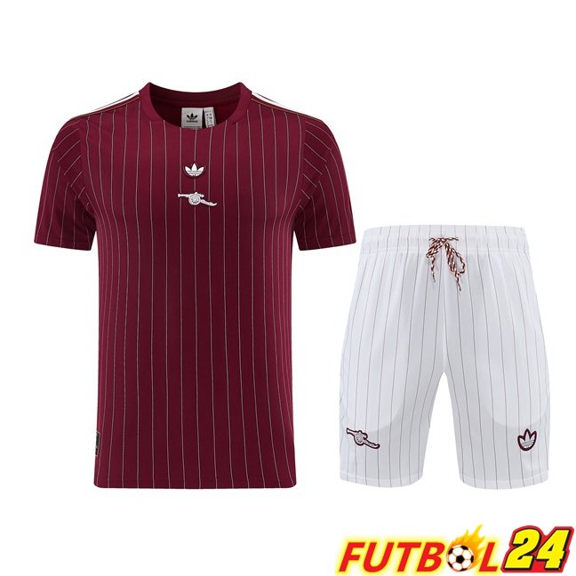 Camiseta Entrenamiento Arsenal + Cortos Rojo 2026/2027
