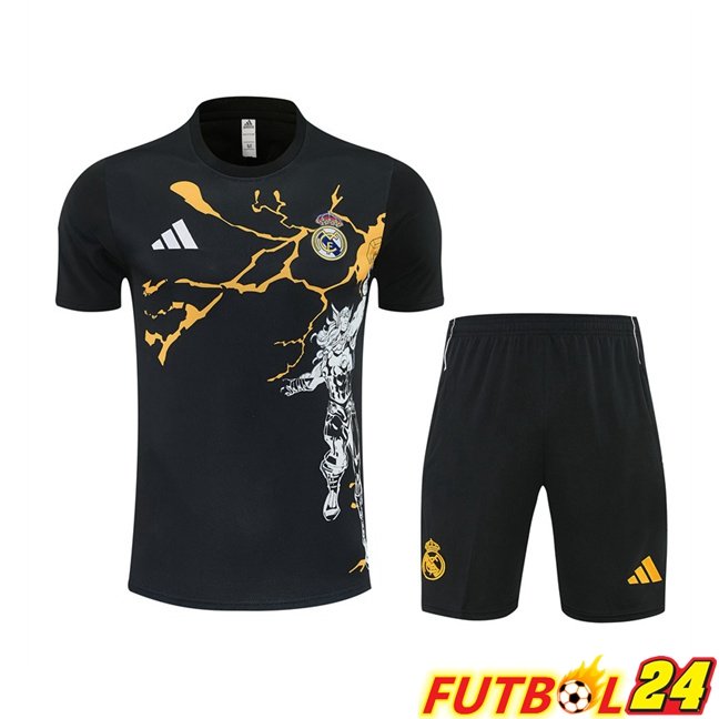 Camiseta Entrenamiento Real Madrid + Cortos Negro 2026/2027