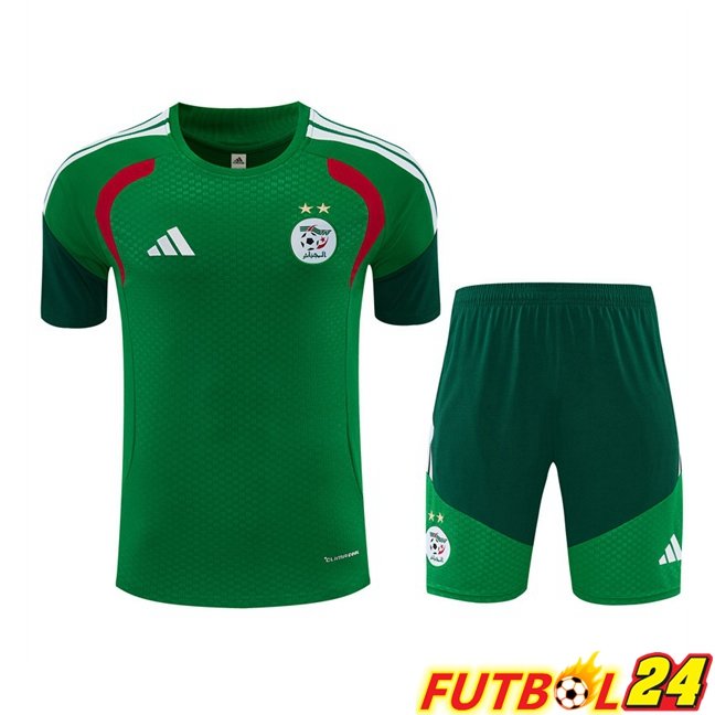 Camiseta Entrenamiento Argelia + Cortos Verde 2026/2027