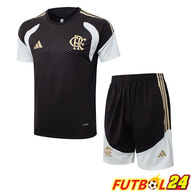 Camiseta Entrenamiento Flamengo + Cortos Negro 2026/2027
