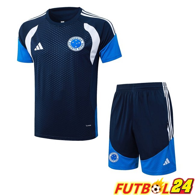 Camiseta Entrenamiento Cruzeiro EC + Cortos Azul Real 2026/2027