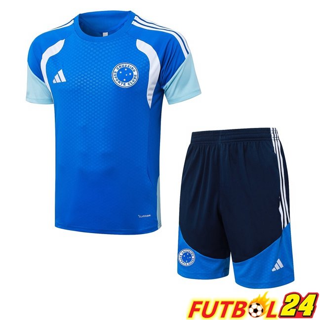 Camiseta Entrenamiento Cruzeiro EC + Cortos Azul 2026/2027