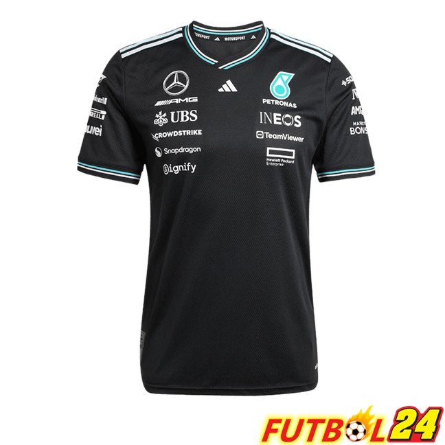 Camiseta Formule 1 Mercedes-AMG Negro 2025/2026