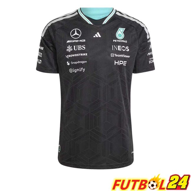 Camiseta Formule 1 Mercedes-AMG Negro 2025/2026