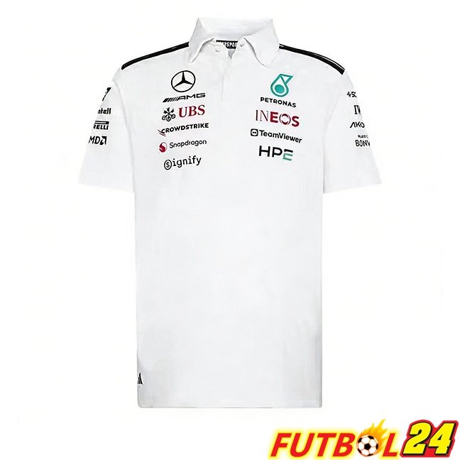 Polo Formule 1 Mercedes-AMG Blanco 2025/2026
