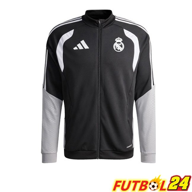 Chaquetas Futbol Real Madrid Gris 2026/2027