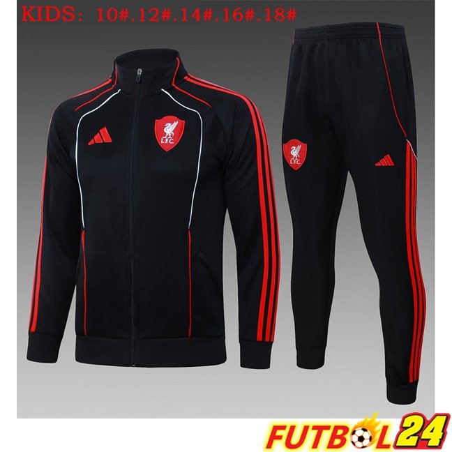 Chandal Equipos De Futbol - Chaqueta FC Liverpool Ninos Negro 2026/2027