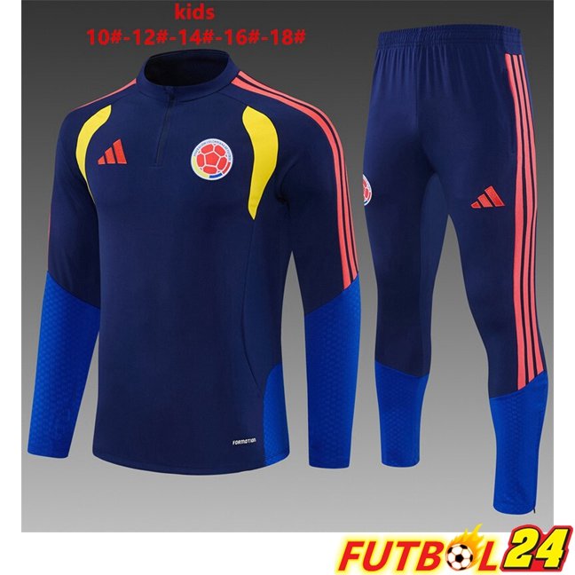Chandal Equipos De Futbol Colombia Ninos Azul Real 2026/2027