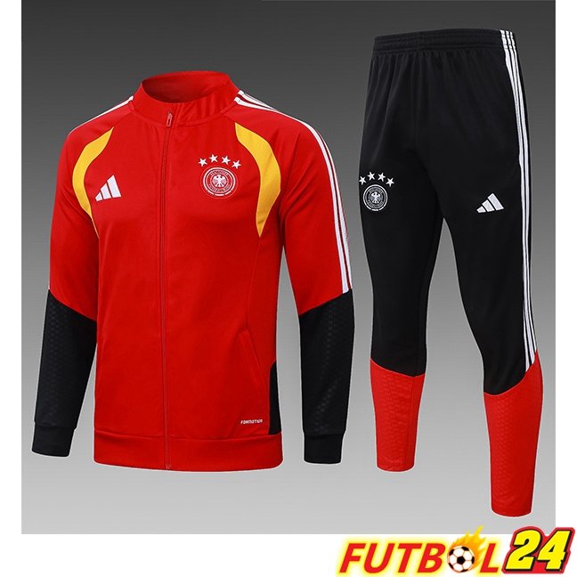 Chandal Equipos De Futbol - Chaqueta Alemania Ninos Rojo 2026/2027