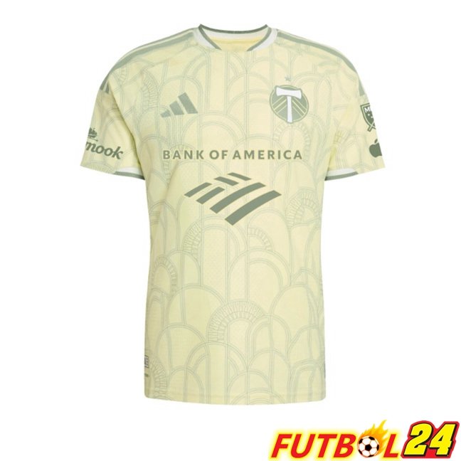 Camisetas De Futbol Portland Timbers Segunda Amarillo 2026/2027
