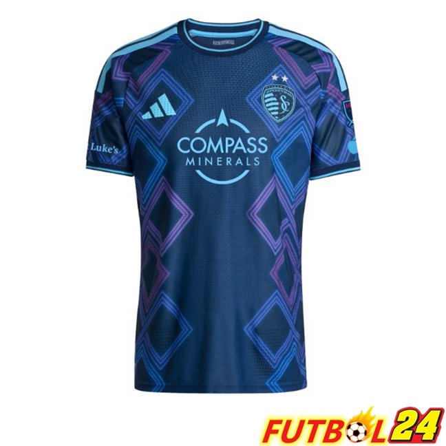 Camisetas De Futbol Sporting Kansas City Segunda Azul Real 2026/2027