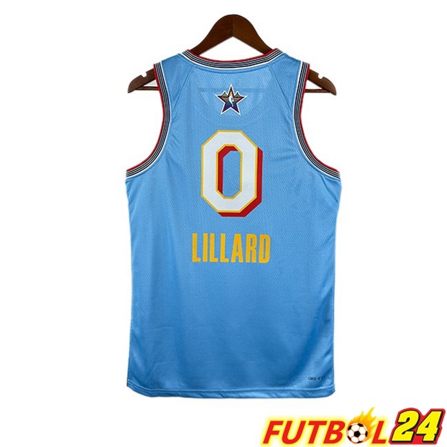 Camiseta NBA American All-Star (Damian Lillard 0) Azul 2024/2025