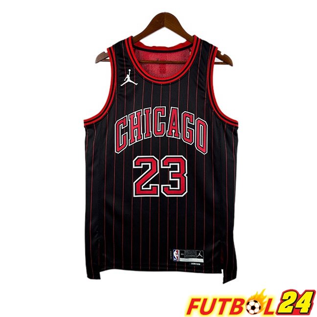 Camiseta NBA Chicago Bulls (Michael Jordan 23) Negro 2025/2026