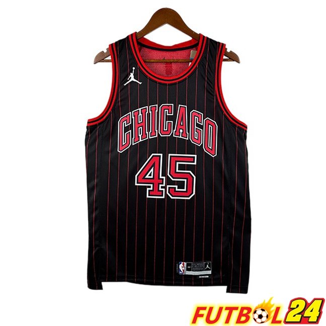 Camiseta NBA Chicago Bulls (Michael Jordan 45) Negro 2025/2026