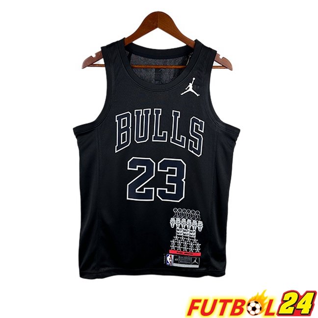 Camiseta NBA Chicago Bulls (Michael Jordan 23) Edición Especial Negro 2025/2026