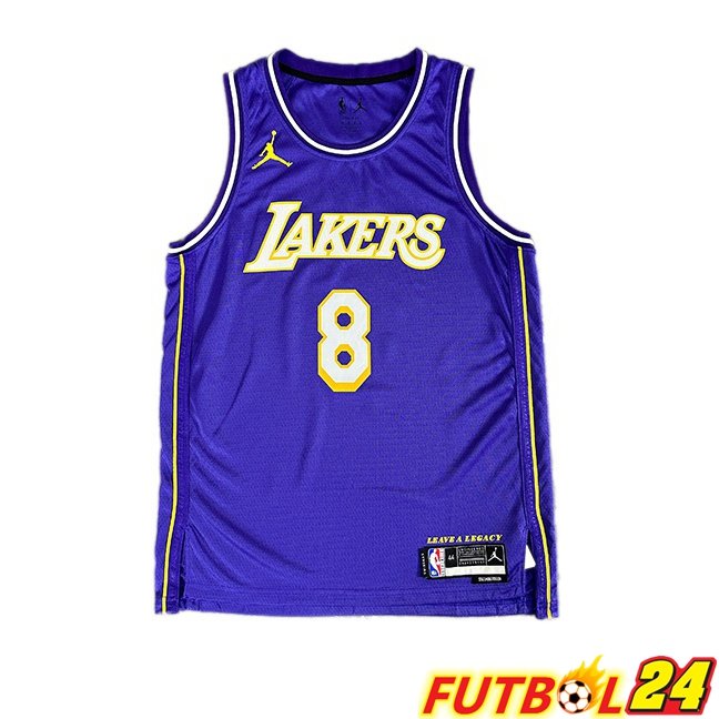 Camiseta NBA Los Angeles Lakers (Kobe Bryant 8) Púrpura 2025/2026