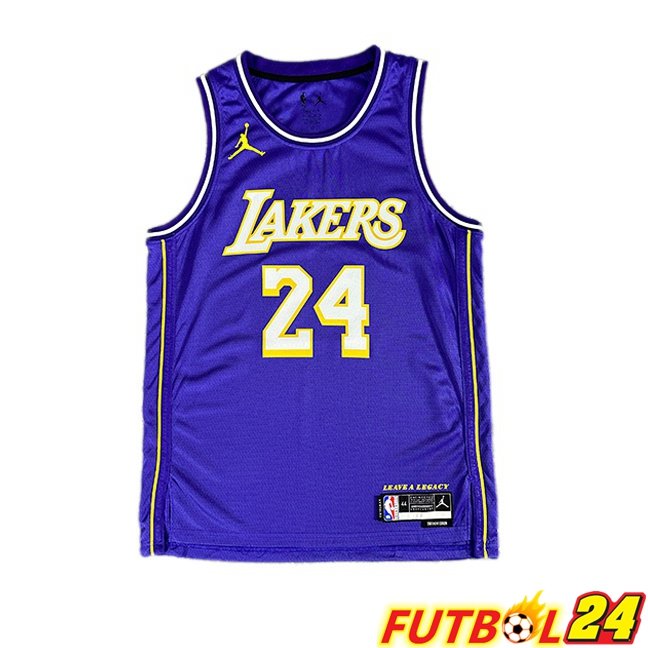 Camiseta NBA Los Angeles Lakers (Kobe Bryant 24) Púrpura 2025/2026