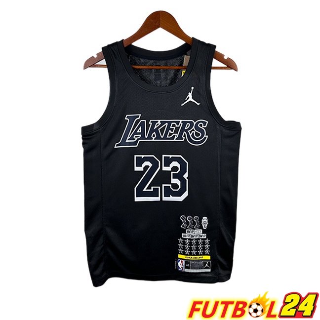 Camiseta NBA Los Angeles Lakers (LeBron James 23) Edición Especial Negro